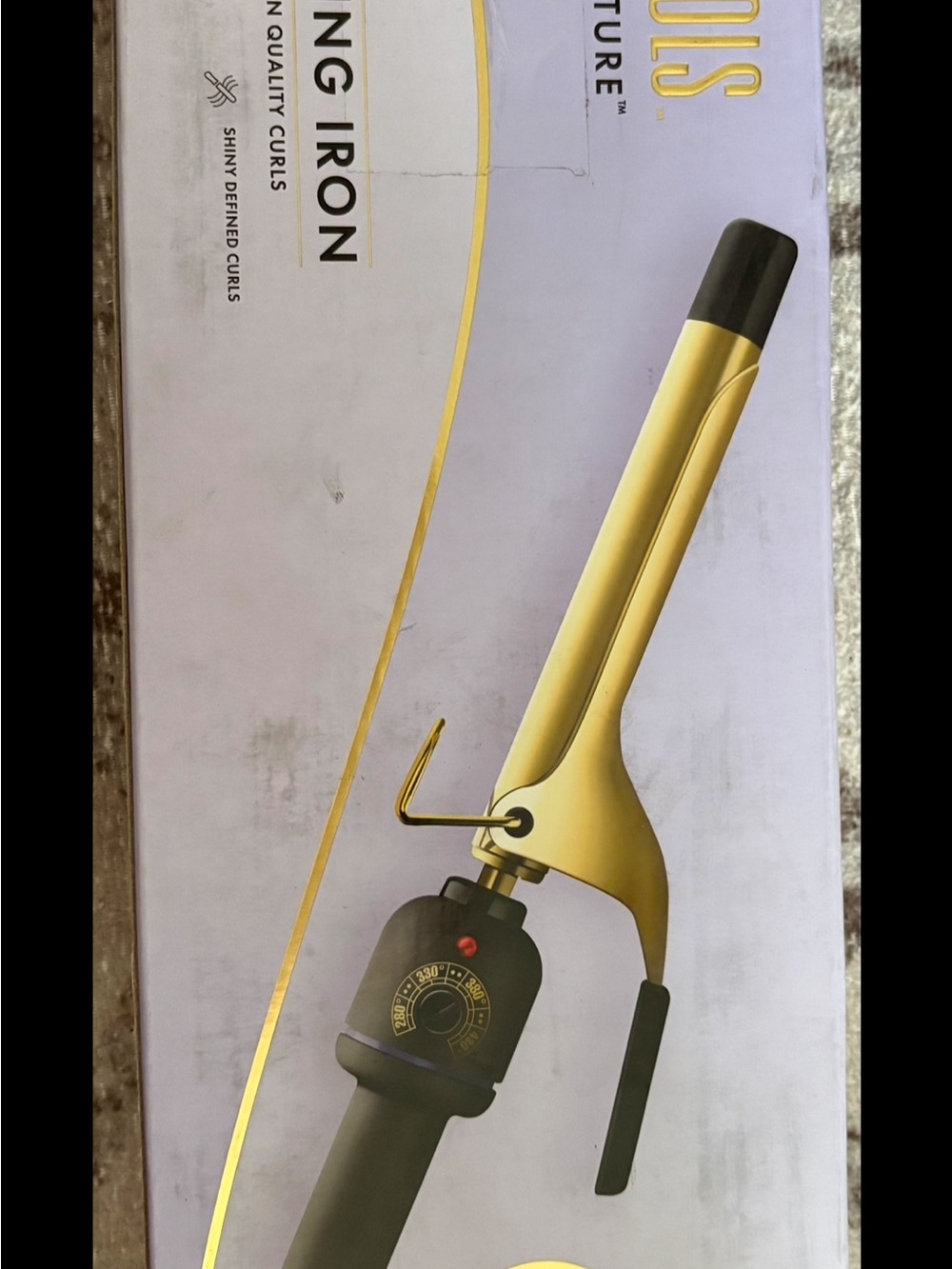 Gold Curling Iron - Gold and Black HOT TOOLS!! Pro Signature!